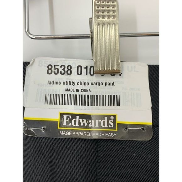 Women’s Edwards size 8 long uniform cargo pants 5724 - Picture 6 of 7